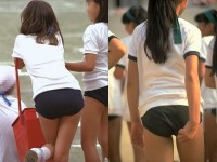 【盗撮画像】ガチリアル！体育で女子のブルマが良い眺め過ぎてずっと見てられるｗｗｗ